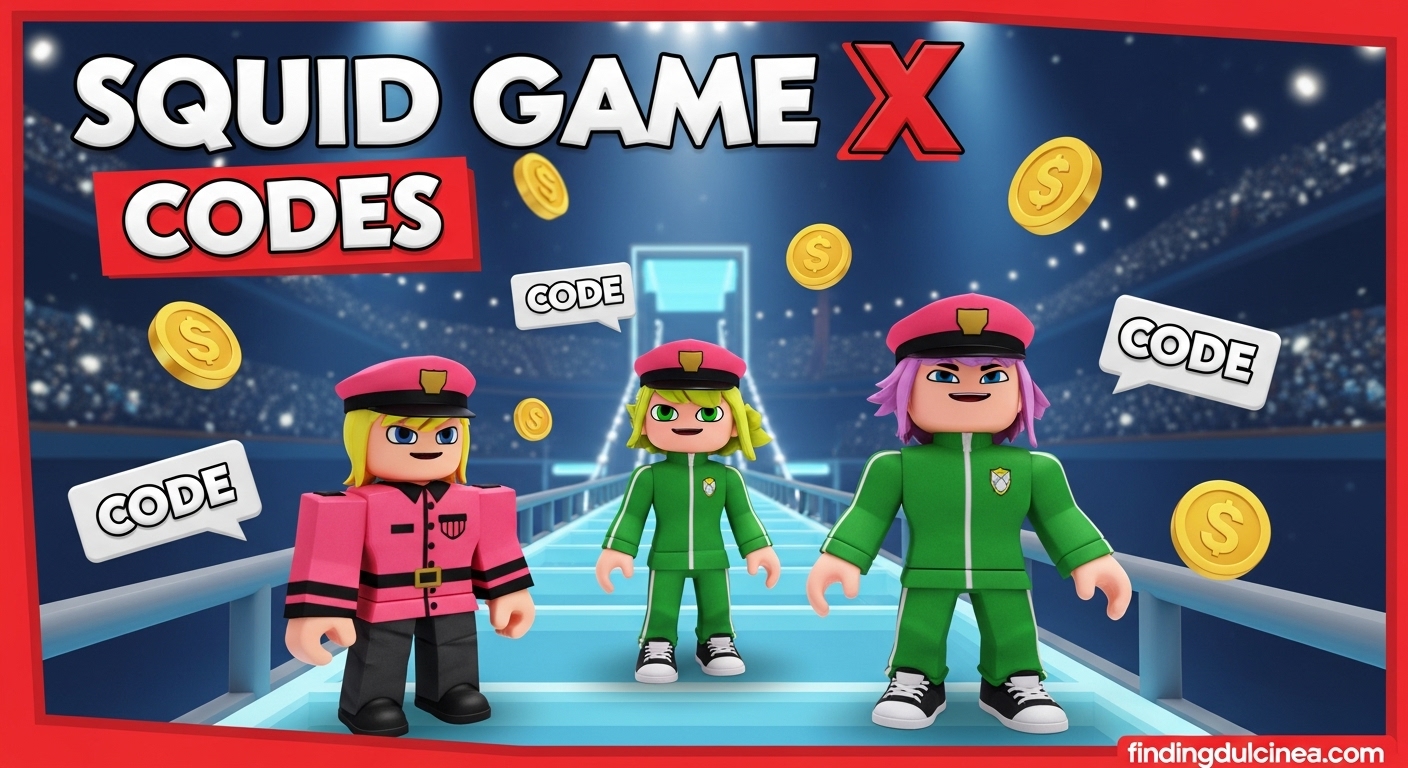 Roblox Squid Game X Codes January 2026 Get 2000 FREE Coins Now Roblox Squid Game X Codes 