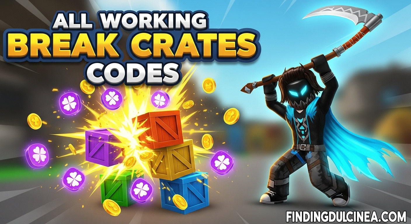 Roblox Break Crates Codes For 2x Luck Rewards March 2026 Roblox Break Crates Codes 