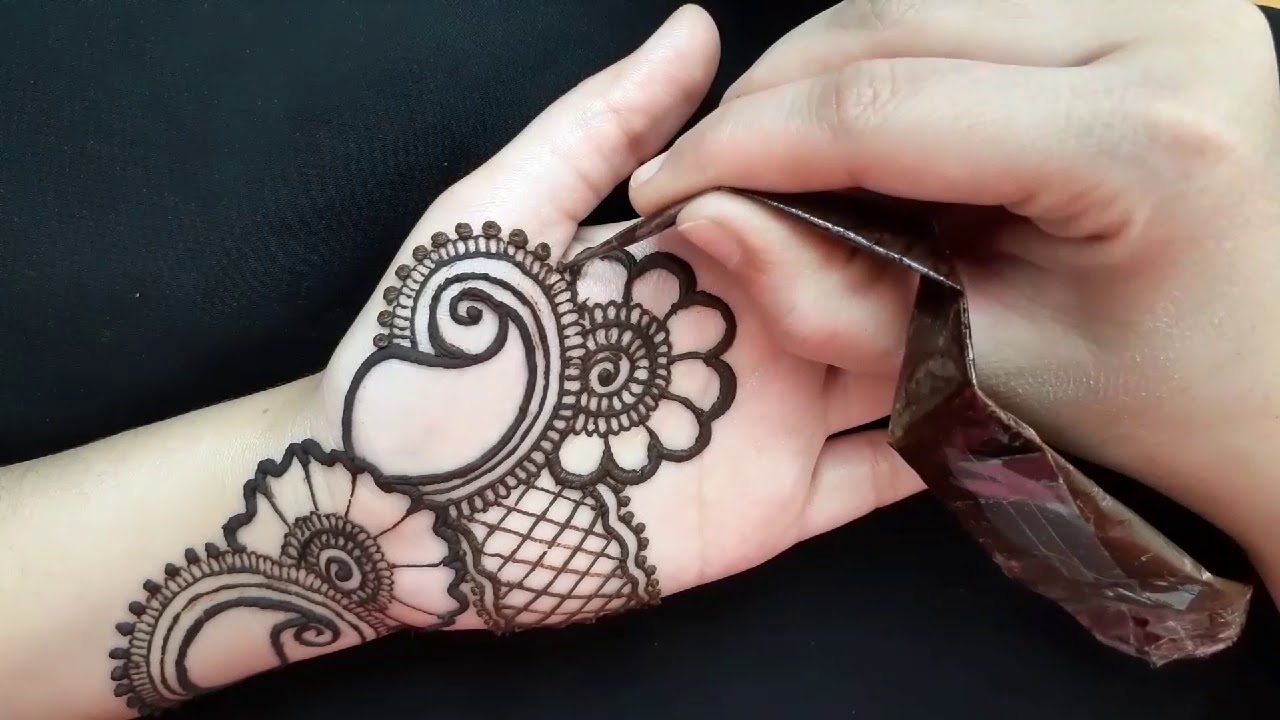 picture Easy Arabic Beginners Simple Mehandi Designs finetoshine