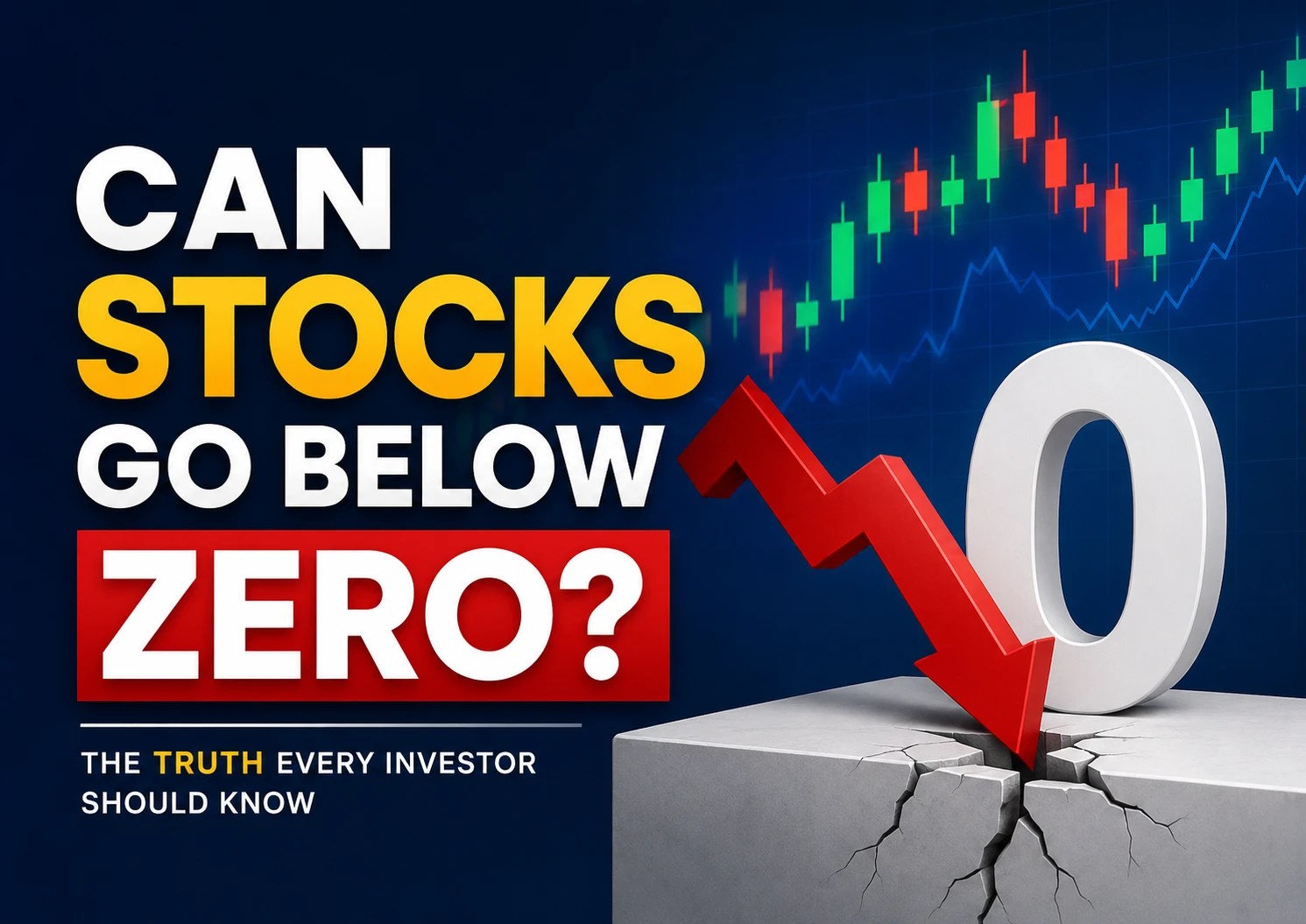 Can Stocks Go Below Zero