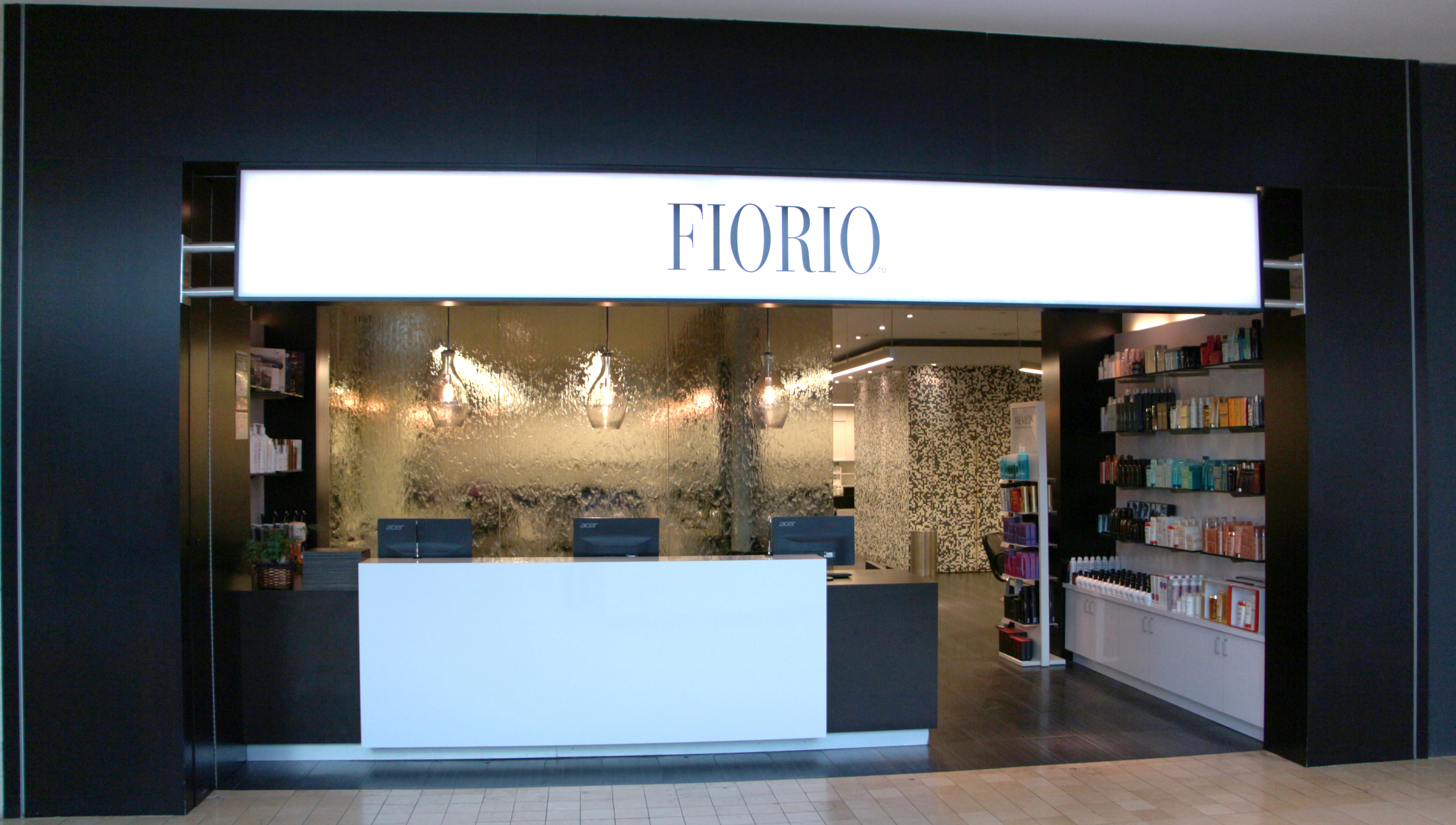 It is the largest shopping centre in ontario . Fiorio Square One