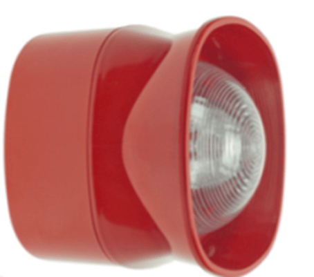 FireClass Addressable Open Class Beacon Sounder Red Indoor…