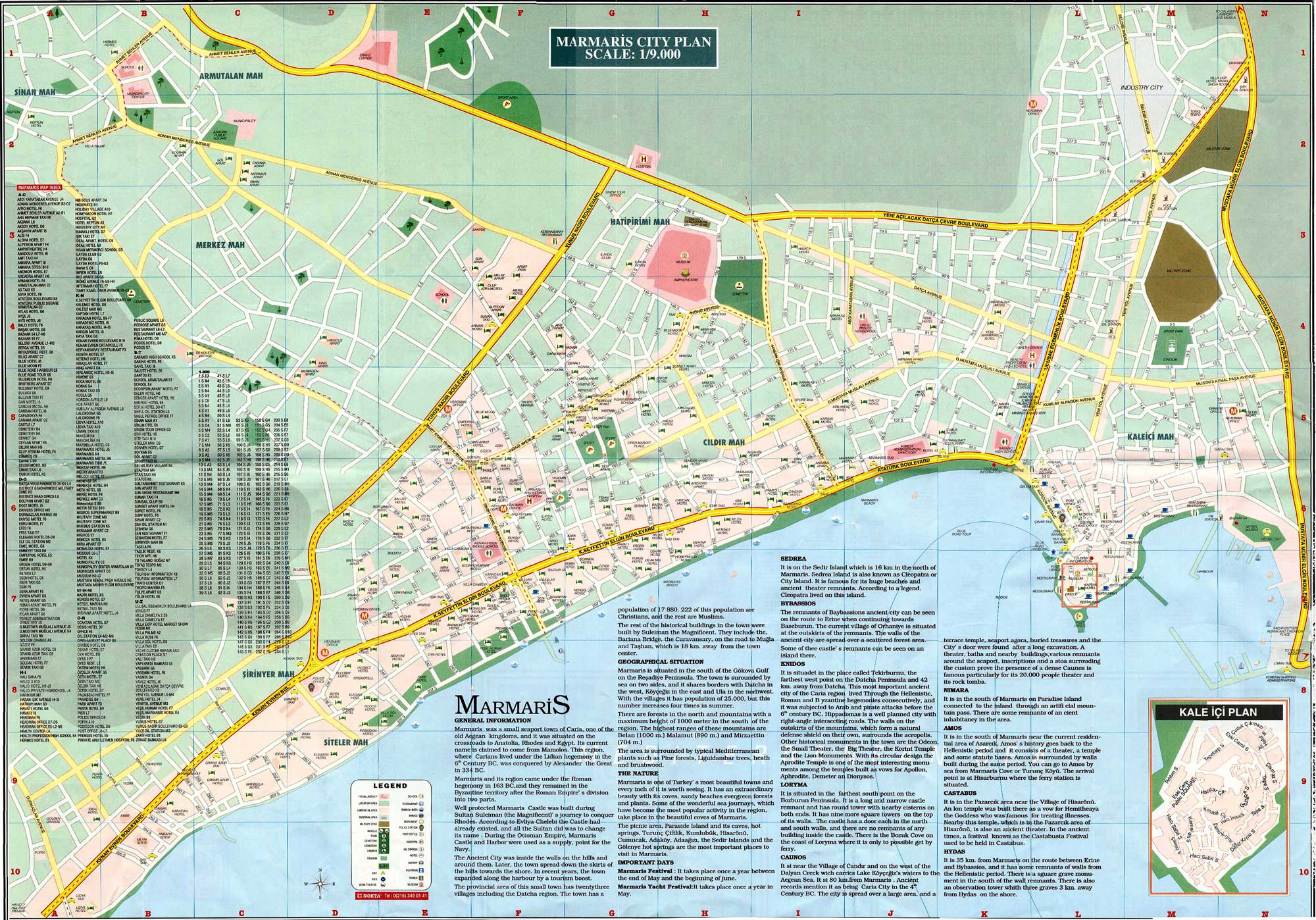 Detailed Map Of Marmaris Turkey Discussion Forum Holiday Forums 
