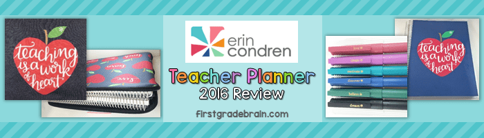 Erin Condren Teacher Planner Review 2016