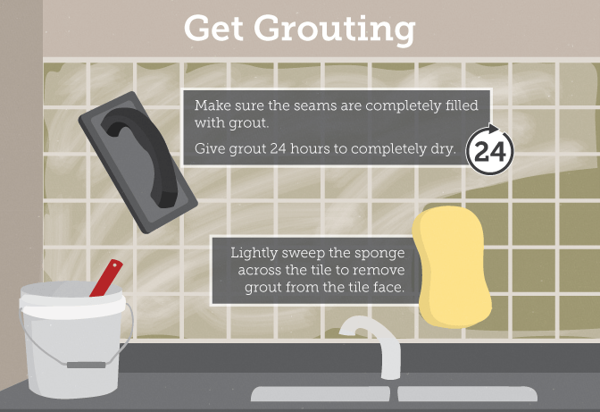 How to Grout Irregular Subway Tile Backsplash | Awutar Tube