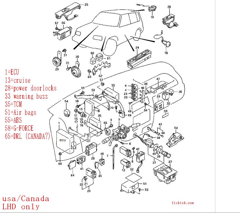 1995 suzuki esteem headlight wiring diagram pics
