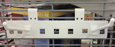 Corrugated Hook on Plastic Carrier