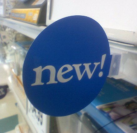 Right Angle Flag as Retail Merchandising Fixture