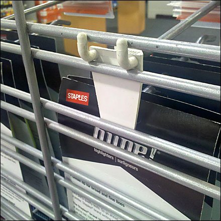 Straight Entry Hook on Slatwire