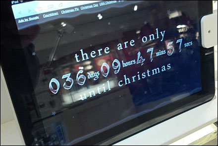 iPad Countdown to Xmas