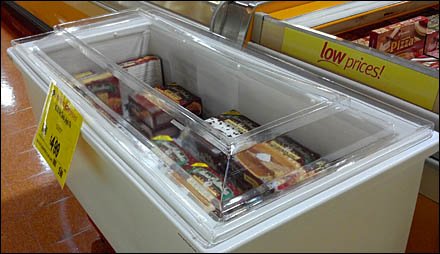 Refrigerated Cooler Spot Point of Purchase Display Topper Main