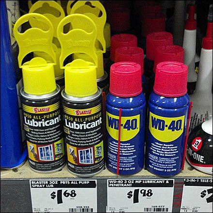 Self Display Immitation Closeup WD-40 Clip Cap