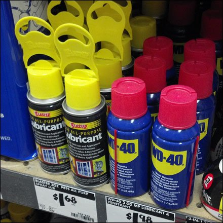 Self Display Immitation of WD-40 Clip Cap