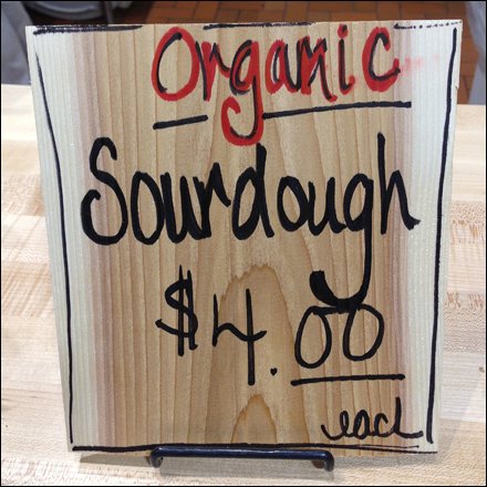 Hand Lettered Shingle Closeup