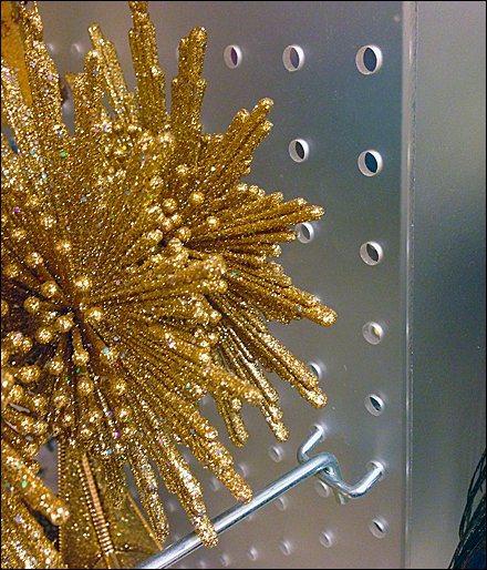 Translucent Plastic Xmas Pegboard Main
