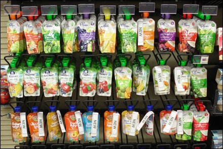 Pouch Merchandising by Hook