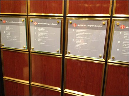 Elevator Wayfaring Sign Holders