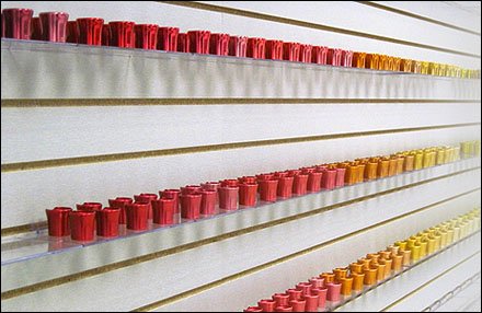 Anodizing color array Left Side