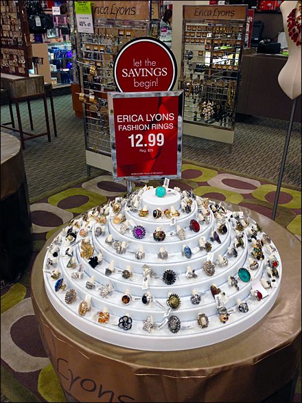 Erica Lyon Ring-Around-the-Rosie Tiered Circular Jewelry Display