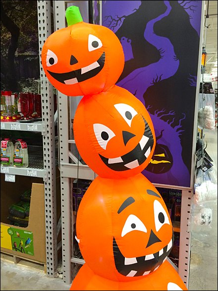 Impossible Stack of Pumpkins