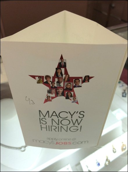 Macy's Hiring Triangular Standup 2