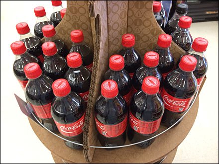 Coke Corrugated Carousel
