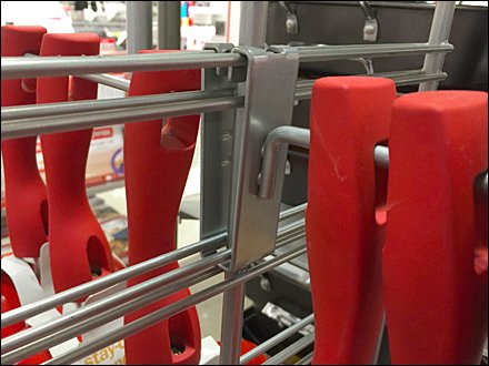 90º Tip Grid Hook for Double-Walled Slatwire Alignment