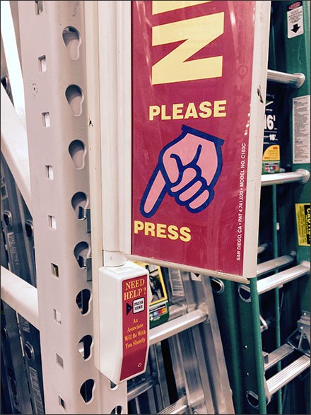 Need Help Press Here Call Button 2