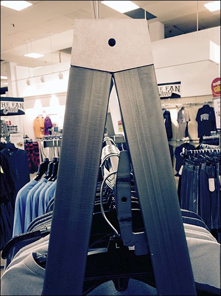 Triangular Apparel Rack 3
