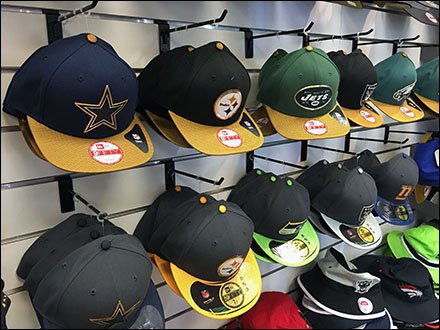Baseball Cap Slatwall Display Hooks 2