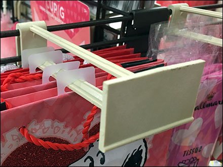 Hallmark Card Plastic Scan Hooks for Grid