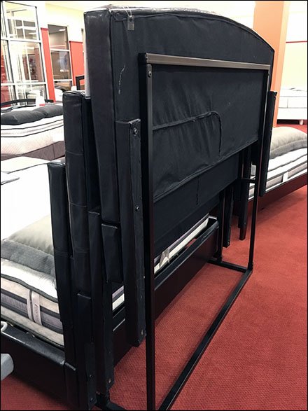 Sleepys Stacked Headboards In-Store Merchandising