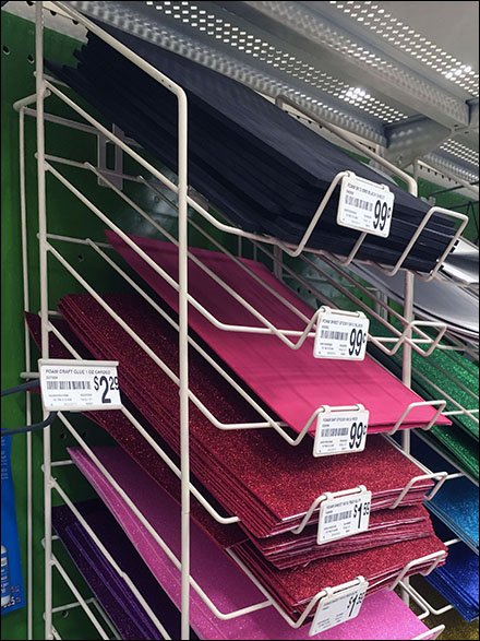 Declined Foam Sheet Rack 3