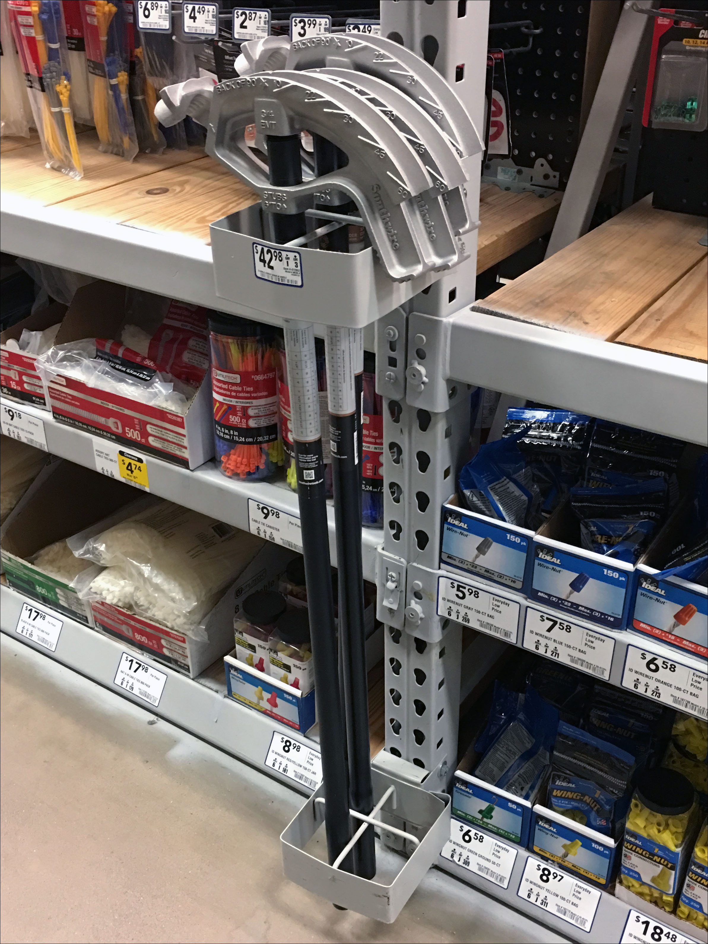 Conduit Bender Quiver for Pallet Rack