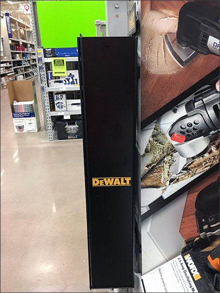 DeWalt Mini PowerWing Strip Merchandiser