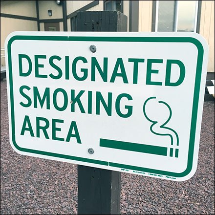 Designated Outside Smoking Area Defined
