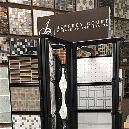 Jeffrey Court Multiple Spinner Tile Floor Display