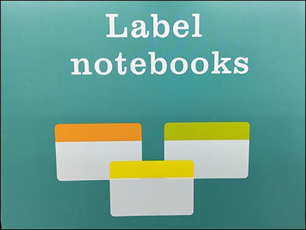 Color-Coded Post-It Note Category Management