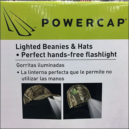 PowerCap Lighted Beanie Corrugated Display