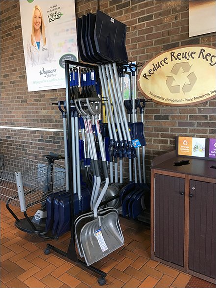 Snow Shovel Assortment By Loop Hook