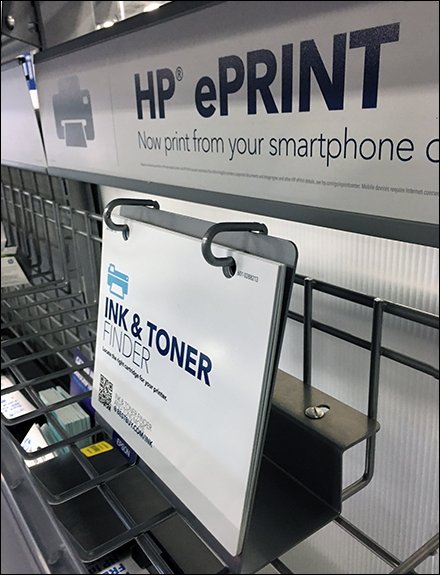 Flip-Up Ink Cartridge Guide At Small Scale