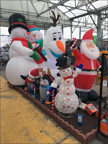 Christmas Inflatables: Traditional and Contemporary