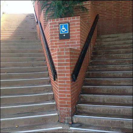 Handicapped Please Keep to The Right