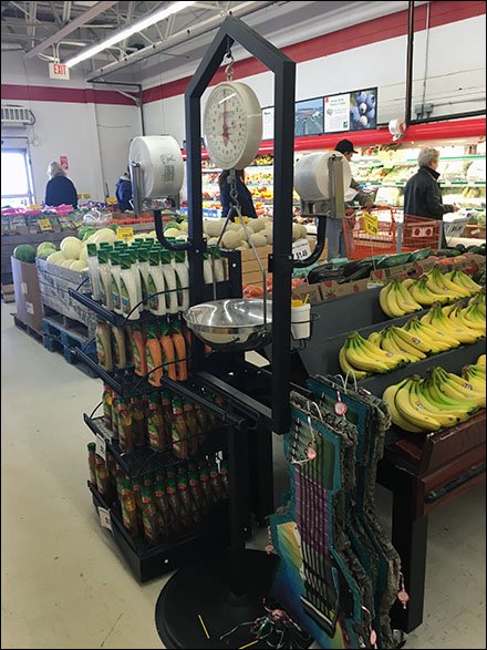 Maines Source Floor Standing Produce Weigh Stand