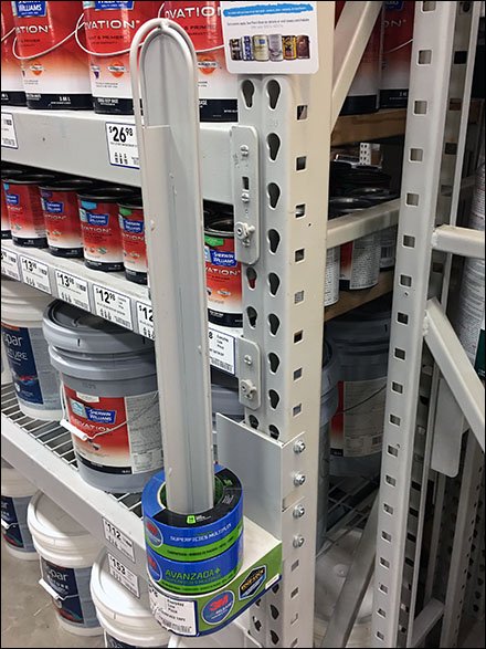 Pallet Rack Masking Tape Merchandiser