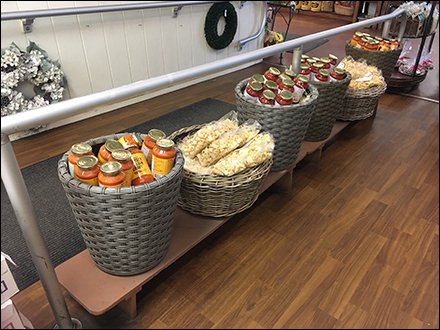 Sickles Runway Ramp Wicker Basket Merchandising