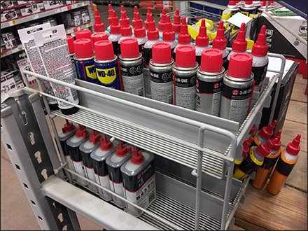 3-in-1 Precision Lubricants Dsplay Rack 3