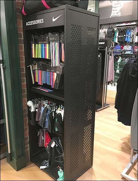 Nike Diamond Pattern Perforated Rack