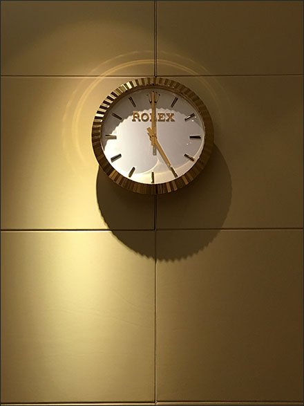 Rolex Watch as Branded Wall Clock