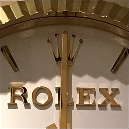 Rolex® Watch as Branded Wall Clock
